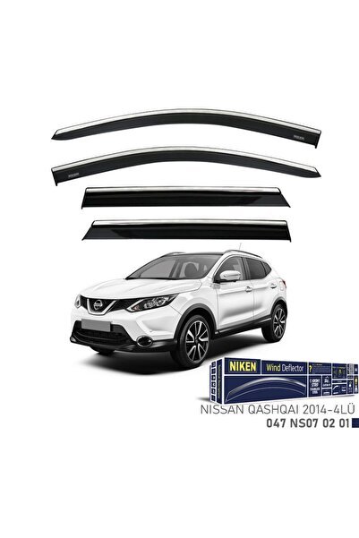 Niken Uyumlu Qashqai 2014 Ve Sonrası Kromlu Cam Rüzgarlığı