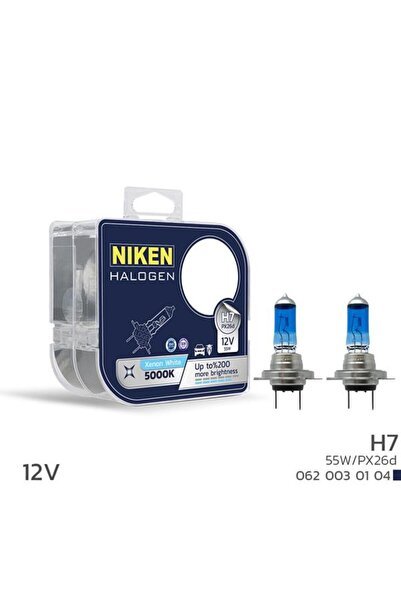 12V H7 55W BEYAZ IŞIK AMPUL PX26d 5000K