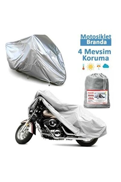 Yamaha Niken Gt Arka Çanta Uyumlu (bağlant,kilit Uyumlu) 4 Mevsim Koruma Gri