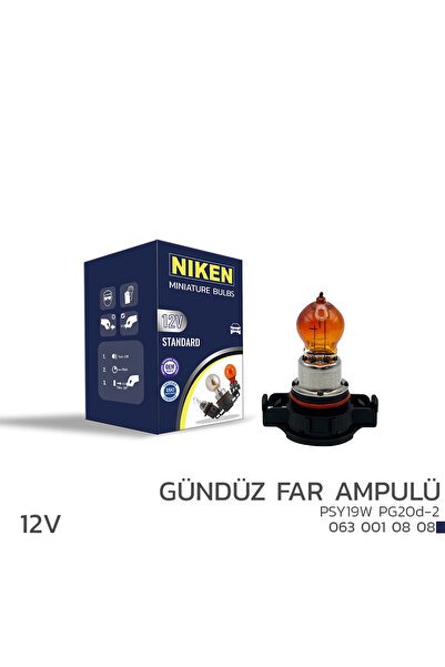 12V PSY19W GÜNDÜZ FAR AMP(PG20d-2)AMBER