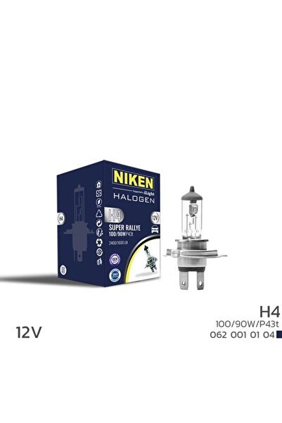 H4 100W/90W HALOJEN AMPUL P43t 12V