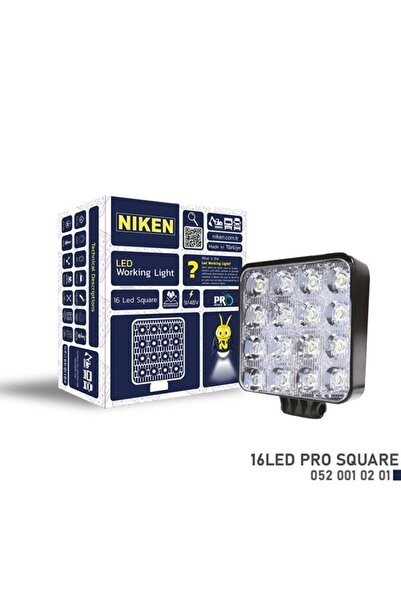 CALISMA LAMBASI 16 LEDLİ KARE