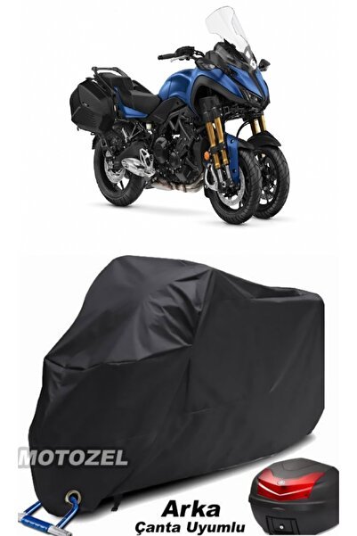 Yamaha  Niken Siyah Arka Çanta ve Kilit Uyumlu Motosiklet Brandası Su Geçirmez