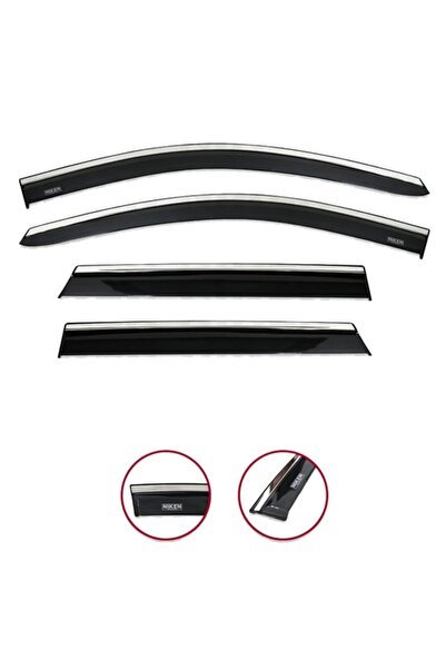 Vw Passat B7 2011-2014 Kromlu Cam Rüzgarlığı Niken 4lü Set
