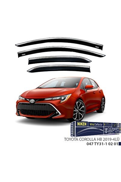 Toyota Corolla Hb Kromlu Cam Rüzgarlığı 4lü 2019 Ve Üstü