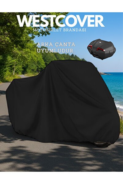 Yamaha Niken GT Branda Arka Çanta Uyumlu (SİYAH RENK) 4 Mevsim Motosiklet Brandası Örtüsü