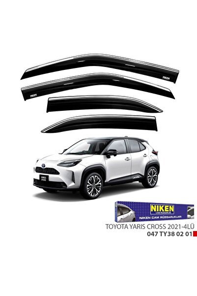 Toyota Yaris Cross 2021 Sonrası Kromlu Cam Rüzgarlığı Niken