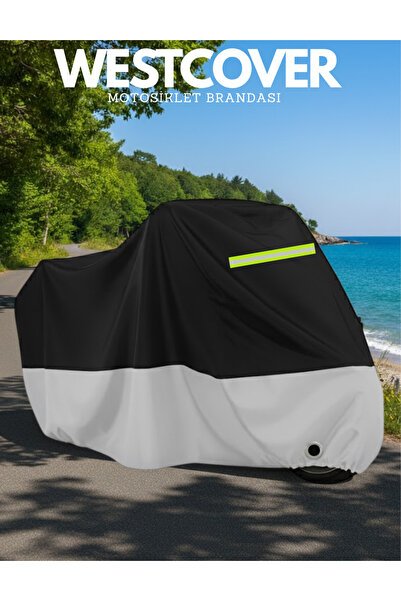 Yamaha Niken GT (GRİ-SİYAH REFLEKTÖRLÜ) Motosiklet Brandası 4 Mevsim Koruma Örtüsü