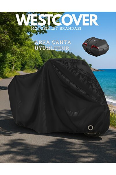 Yamaha Niken GT Arka Çanta Uyumlu (SİYAH-KİLİTLİ) 4 Mevsim Motosiklet Brandası Örtüsü