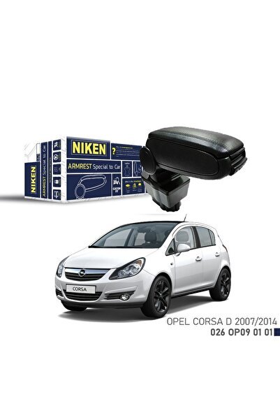 Opel Corsa D 2007-2014 Arası Araca Özel Kol Dayama Siyah