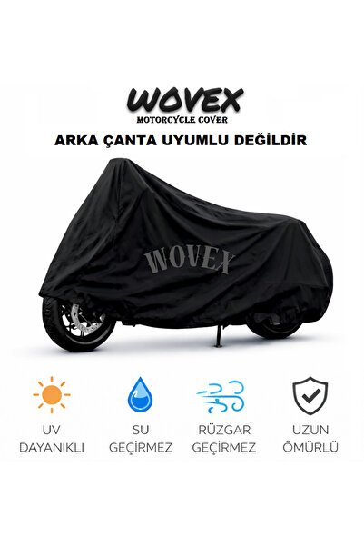 Yamaha Niken İle Uyumlu Motosiklet Brandası,Çantasız Model Uyumlu Branda,Siyah