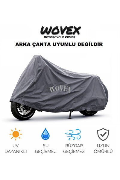Yamaha Niken GT İle Uyumlu Motosiklet Brandası,Çantasız Model Uyumlu Branda,Gri