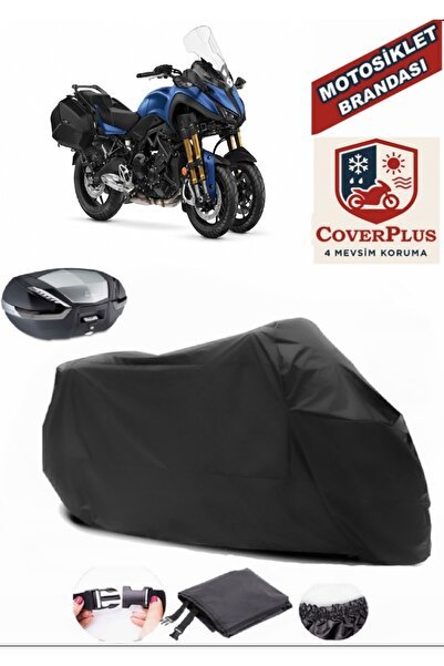 Siyah Yamaha Niken Motosiklet Brandası Arka Çanta Uyumlu,Lastikli,Bağlantı Tokalı