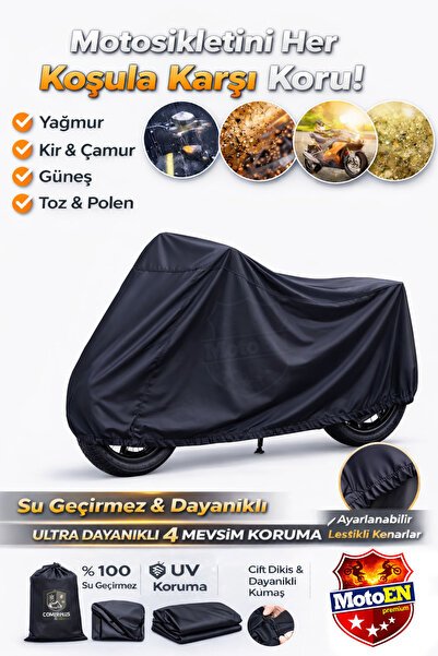 Siyah Yamaha Niken GT Motor Brandası,Motosiklet Branda Ekstra KALIN Ultra Koruma-Su Geçirmez