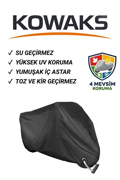Yamaha Niken Motosiklet Brandası, Motor Brandası, Siyah (Kilit Uyumlu)