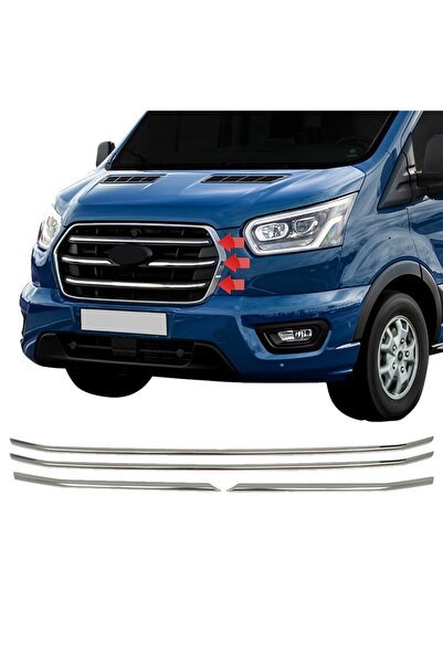 Ford Transit Ön Panjur Çerçevesi Kromu Nikelajı 2019 Sonrası
