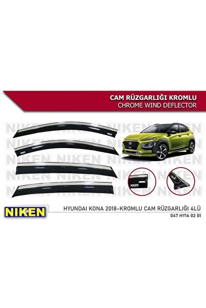 Hyundai Kona Kromlu Cam Rüzgarlığı 2018-2023 Marka