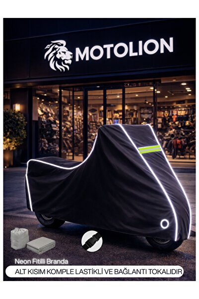 Yamaha Niken GT Siyah-NEON FİTİLLİ Motor Brandası,Su geçirmez Motosiklet Branda