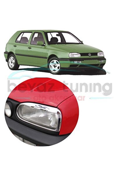 Volkswagen Golf 3 Far Çerçevesi Kromu Nikelajı 1992-1998