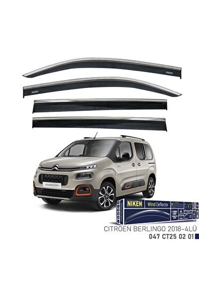 Citroen Berlingo Niken Cam Rüzgarlığı 4lü Set 2019 ve Üstü