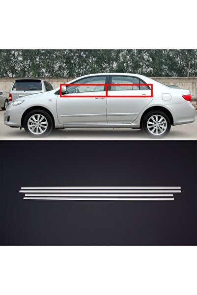 Toyota Corolla Cam Çitası Kromu Nikelajı 2007-2012