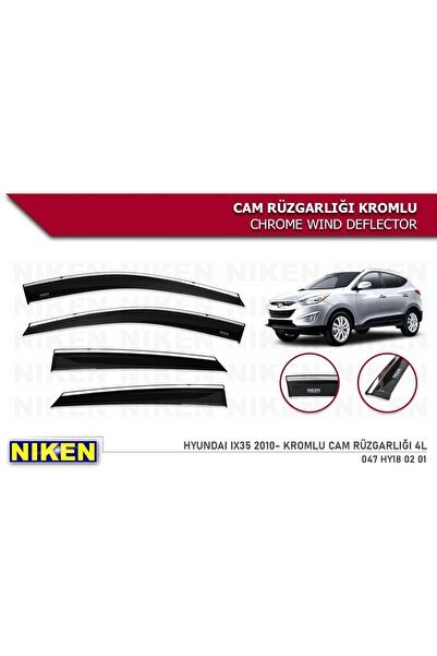 Hyundai ix35 Kromlu Cam Rüzgarlığı Niken 2010+