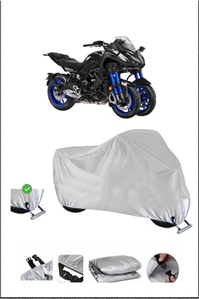 Yamaha NIKEN KİLİT UYUMLU SU GEÇİRMEZ DAYANIKLI MOTOSİKLET BRANDASI-GRİ