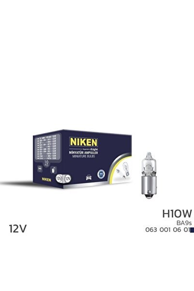 Niken 12V H10 Ampul BA9S 10 LU