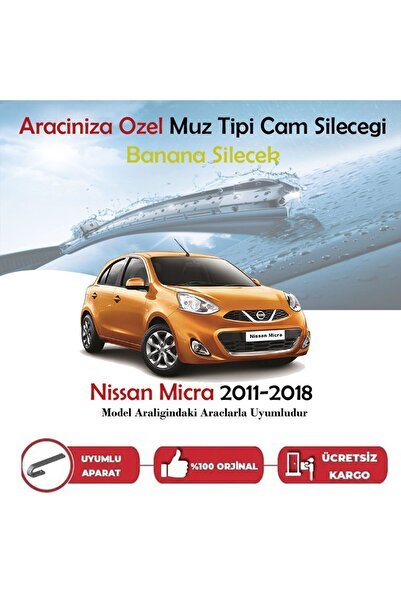 Nissan Micra Muz Silecek Takımı 2011-2018