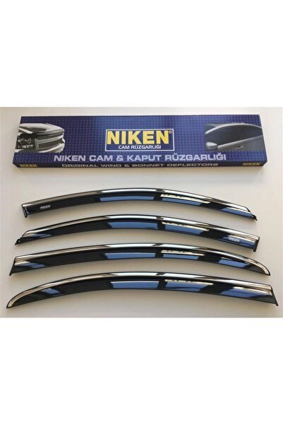 NİKEN Chery Tiggo 7 Pro Max 4'lü Kromlu Cam Rüzgarlığı