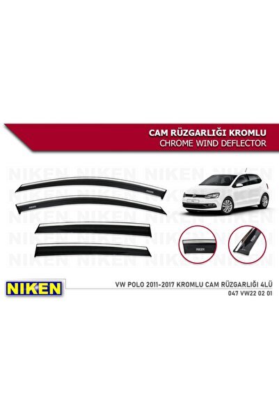 Volkswagen Polo 6r 2010 2011 2012 2013 2014 2015 2016 2017 Model Kromlu Cam Rüzgarlığı