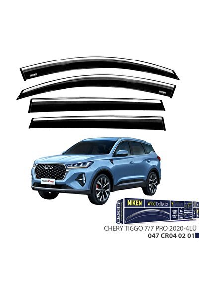 Kromlu Cam Rüzgarlığı Chery Tiggo 7 Pro 2020-2023 ile uyumlu