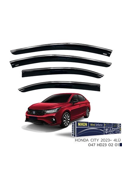 Honda City Kromlu Cam Rüzgarlığı 4lü 2023 Ve Üstü