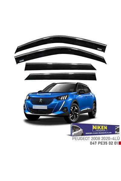 Peugeot 2008 cam rüzgarlığı kromlu 2020+