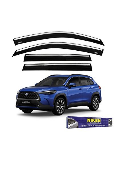 Corolla Cross 2020-2023 Kromlu Cam Rüzgarlığı Uyumlu