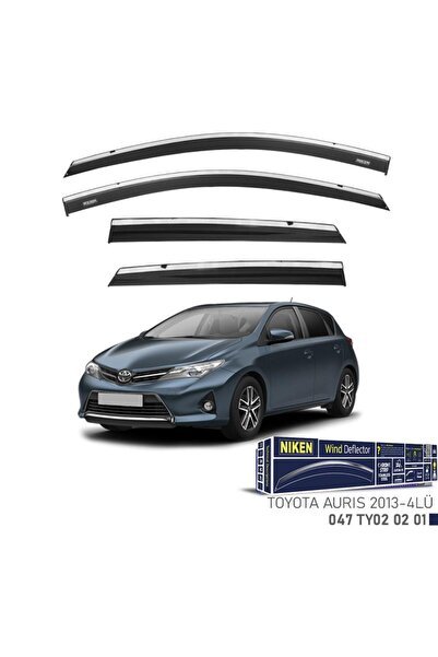 Toyota Auris Niken Kromlu Cam Rüzgarlığı 4lü Set 2013 ve Üstü