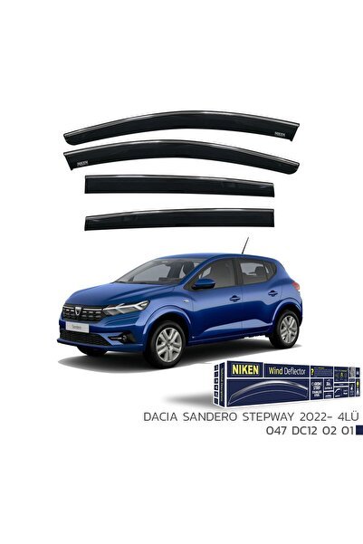 Dacia Sandero Stepway 2022 ve Sonrası Kromlu Cam Rüzgarlığı