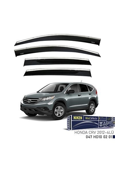 Honda Crv Kromlu Cam Rüzgarlığı 4lü Set 2012 2018