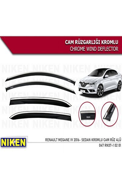 KROMLU CAM RÜZGARLIĞI RENAULT MEGANE 4 IV SEDAN 2016 SONRASI 4LÜ