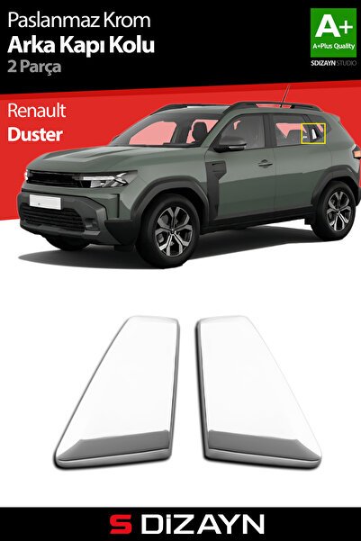S-Dizayn Renault Duster Krom Arka Kapı Kolu 2 Prç. 2024 Üzeri A+ Kalite 7000124