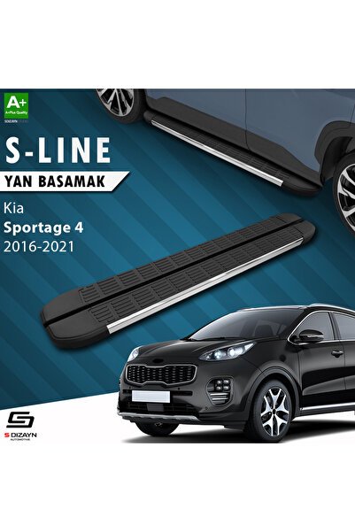 Kia Sportage 4 S-Line Krom Yan Basamak 173 Cm 2016-2021 A+ Kalite KI-SP4-YBS-SL-KA-173