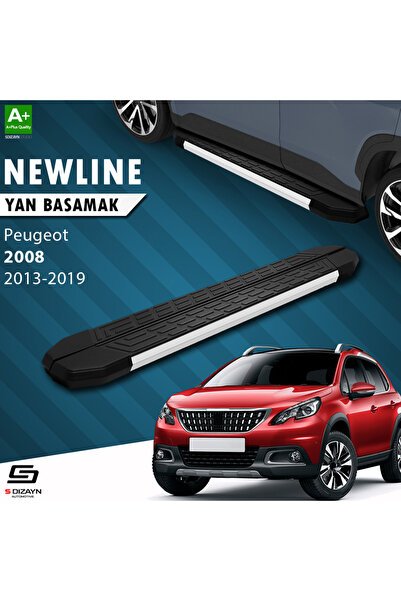 S-dizayn Peugeot 2008 Newline Aluminyum Yan Basamak 179 Cm 2013-2019