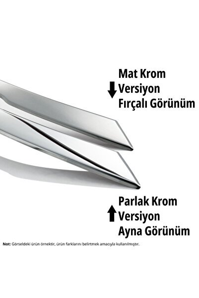 S-Dizayn Fiat Egea Cross Krom Cam Çerçevesi 8 Prç. 2020 Üzeri (Mat Krom) A+ Kalite 5826072
