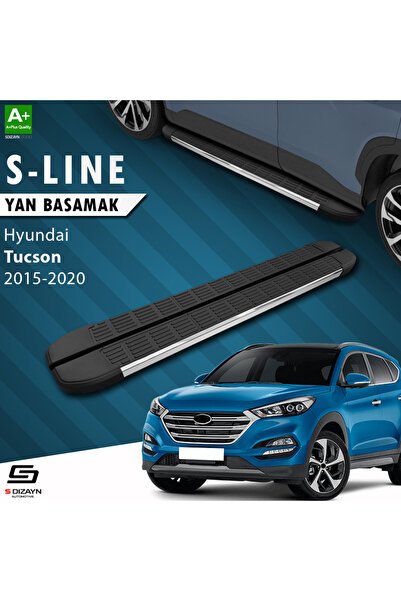 Hyundai Tucson 3 S-Line Krom Yan Basamak 173 Cm 2015-2020 A+ Kalite HY-TU3-YBS-SL-KA-173