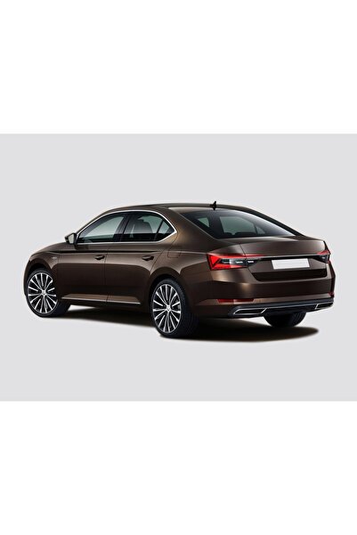 S-Dizayn Skoda Superb Krom Egzoz Çıkışı 3 Parça Set 2020-2023 7219911