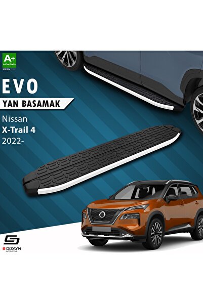 Nissan X-Trail T33 Evo Aluminyum Yan Basamak 183 Cm 2022 Üzeri A+ Kalite NI-T33-YBS-EV-AL-183