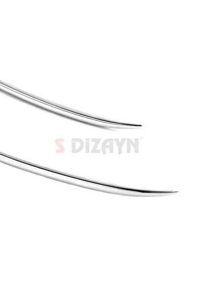 S-Dizayn VW Golf 8.5 Makyajlı HB Krom Ön Tampon Çıtası 4 Prç. 2024 Üzeri A+ Kalite 7652191