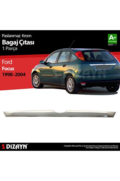 S-Dizayn Ford Focus 1 HB Krom Bagaj Çıtası 1998-2005 5908059