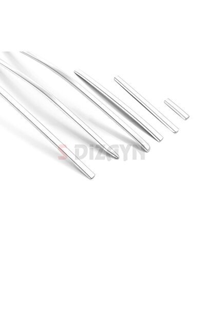 S-Dizayn VW Tiguan 3 Krom Ön Tampon Çıtası 6 Prç. 2024 Üzeri A+ Kalite 7655192