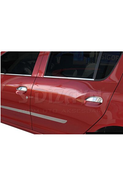 S-Dizayn Dacia Sandero 2 Krom Cam Çıtası 4 Prç 2013-2020 5607060